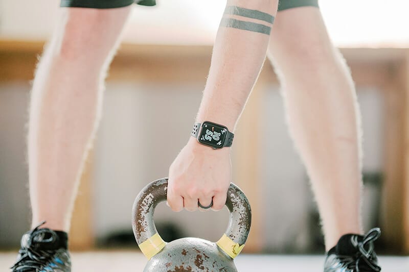 CrossFit Willemsoord Lifting a Kettlebell